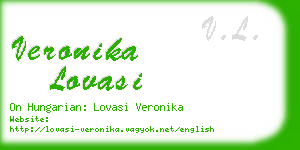 veronika lovasi business card